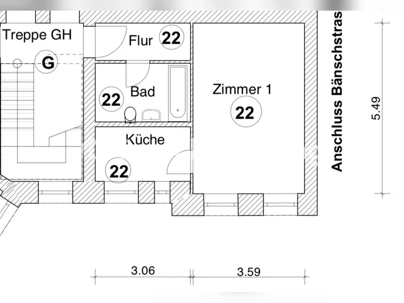 Tauschwohnung: Suche 3 Zimmer Wohnung, biete 1 Zimmer im Samariterkiez — photo 1